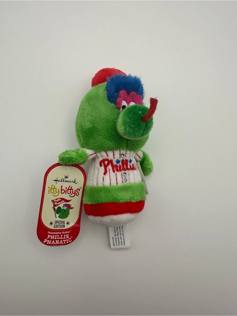 Hallmark Itty Bitty Phillie Phanatic Plush - Green